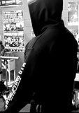 Iron Underground Training Hoodie (Black, White text)