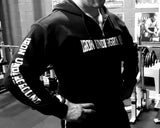 Iron Underground Training Hoodie (Black, White text)