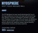 PTP Myosphere deep tissue massage ball