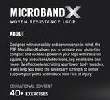 PTP MicroBandX Woven resistance loop